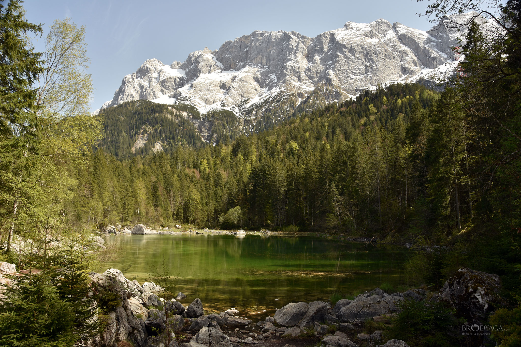 Eibsee, Zugspitze